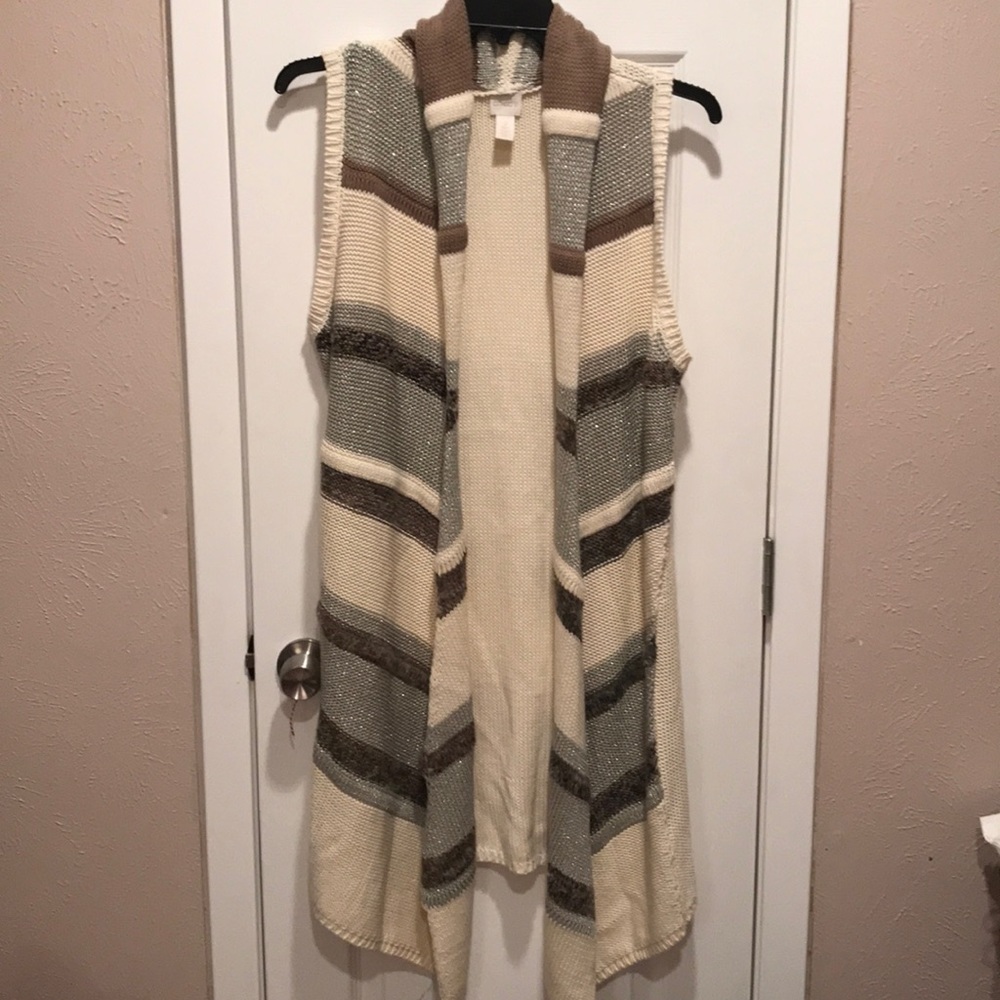 Chico’s striped wrap